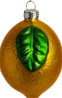 Intratuin Weihnachtsanhänger Zitrone geel D 6 x H 8 cm