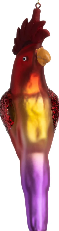 Intratuin Weihnachtsanhänger Fauna Kakadu multi 5,5 x 4 x 18 cm