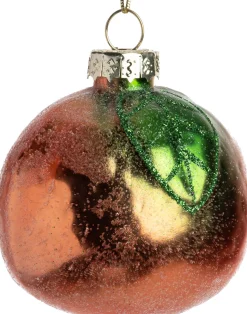 Intratuin Weihnachtsanhänger Orange orange D 5 x H 6 cm