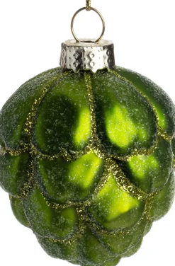 Intratuin Weihnachtsanhänger Artischocke grün D 4,5 x H 5,5 cm
