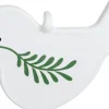 Intratuin Weihnachtsanhänger Friedenstaube weiß 8 x 0,5 x 4 cm