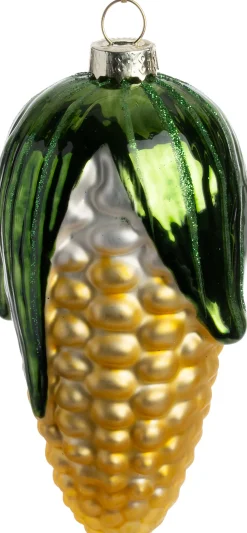 Intratuin Weihnachtsanhänger Maiskolben gelb D 5,5 x H 10,5 cm