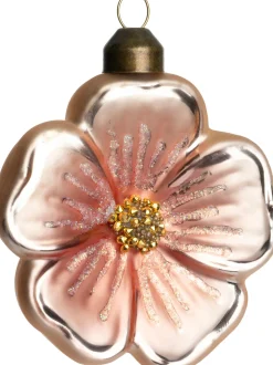 Intratuin Weihnachtsanhänger Floa champagner 8 x 2,6 x 9 cm