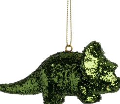 Intratuin Weihnachtsanhänger Dino grün 11 x 5 x 3,5 cm