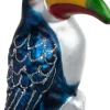 Intratuin Weihnachtsanhänger Tukan Fauna blau 4,5 x 6 x 12 cm