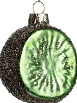 Intratuin Weihnachtsanhänger Kiwi grün D 6 cm