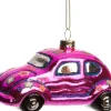 Intratuin Weihnachtsbaumhanger Auto rosa 12 x 6 x 6 cm