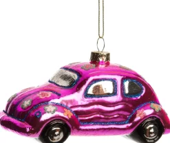 Intratuin Weihnachtsbaumhanger Auto rosa 12 x 6 x 6 cm