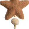 Intratuin Weihnachtsbaumschmuck Tassel Stern braun 14 x 26 x 4 cm