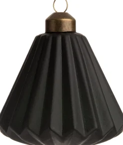 Intratuin Weihnachtsbaumschmuck Fowey schwarz D 8 cm H 7 cm