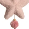 Intratuin Weihnachtsbaumschmuck Tassel Stern rosa 14 x 26 x 4 cm
