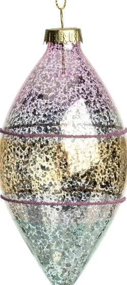 Intratuin Weihnachtsbaumschmuck Leenaun lila D 6 H 12 cm