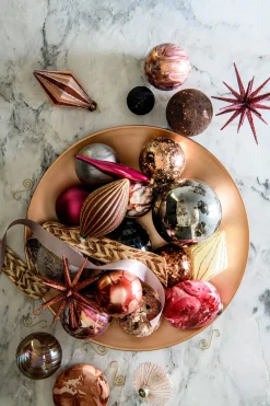 Intratuin Weihnachtsbaumschmuck Feale beige / braun D 7 H 12,8 cm