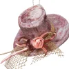 Intratuin Weihnachtsbaumschmuck Rose Hut rosa 10 x 10 x 3 cm