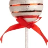 Intratuin Weihnachtsbaumschmuck Lolly lichtrood / weiß D 5,5 H 15 cm