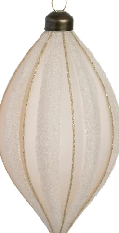 Intratuin Weihnachtsbaumschmuck Fahan gold D 8 H 15 cm