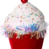 Intratuin Weihnachtsbaumschmuck Candyline Cupcake rot / weiß D 9 H 12 cm