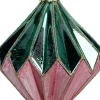 Intratuin Weihnachtsbaumschmuck Tarbert grün / rosa D 9 H 10 cm