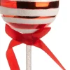 Intratuin Weihnachtsbaumschmuck Lolly rot / weiß D 5,5 H 15 cm