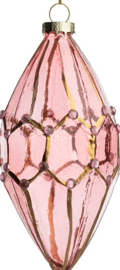 Intratuin Weihnachtsbaumschmuck Saggart rosa D 12 cm