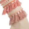 Intratuin Weihnachtsbaumschmuck Weihnachtsstrumpf Tassel rosa 62 x 28 x 4 cm
