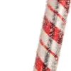 Intratuin Weihnachtsbaumschmuck Zuckerstange rot / weiß 5 x 1,5 x 12 cm