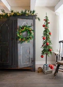 Intratuin Weihnachtsbaumschmuck Geschenk rot / grün 5 x 5 x 5 cm