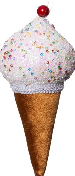 Intratuin Weihnachtsbaumschmuck Candyline Eis mehrfarbig D 9 H 19 cm