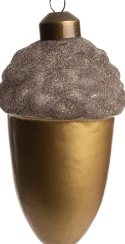 Intratuin Weihnachtsbaumschmuck Eichel braun D 5,6 H 10,5 cm