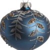 Intratuin Weihnachtsbaumschmuck Hale blau 8 x 8 x 8 cm