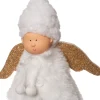 Intratuin Weihnachtsbaumschmuck Engel weiß 8 x 8 x 11 cm