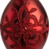 Intratuin Weihnachtsbaumschmuck Auchel rot D 9 cm
