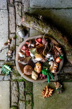 Intratuin Weihnachtsbaumschmuck Sieni Pilz hellbraun 4,5 x 4,5 x 13 cm