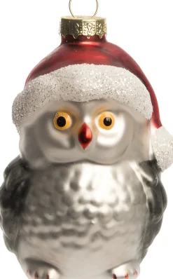 Intratuin Weihnachtsbaumschmuck Eule mit Mütze