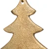 Intratuin Weihnachtsbaumschmuck Baum gold 9 x 7 cm