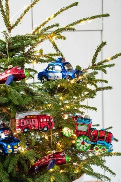 Intratuin Weihnachtsbaumschmuck Feuerwehrauto 8,6 x 3,8 x 6,3 cm