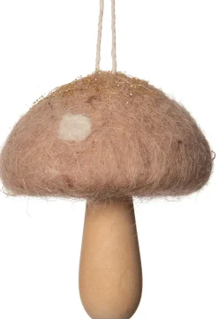 Intratuin Weihnachtsbaumschmuck Pilz rosa D 7,5 H 6 cm