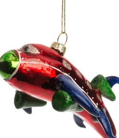 Intratuin Weihnachtsbaumschmuck Flugzeug 11,5 x 9 x 6 cm