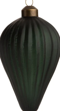 Intratuin Weihnachtsbaumschmuck Fowey Zapfen schwarz D 8 H 13 cm