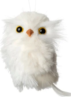 Intratuin Weihnachtsbaumschmuck Eule weiß 8 x 7 x 11 cm