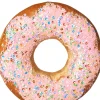 Intratuin Weihnachtsbaumschmuck Candyline Donut braun / rosa D 13 H 4 cm