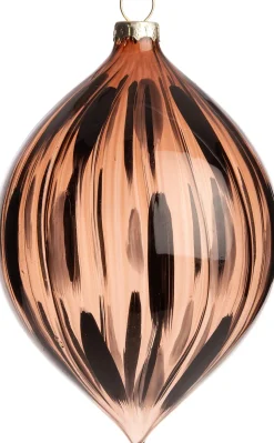 Intratuin Weihnachtsbaumschmuck Cilly braun/schwarz D 9 cm