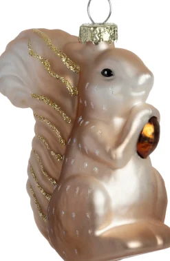 Intratuin Weihnachtsbaumschmuck Eichhörnchen braun 8,5 x 4,4 x 11 cm