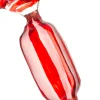 Intratuin Weihnachtsbaumschmuck Bonbon rot / weiß 3 x 3 x 9 cm