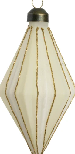 Intratuin Weihnachtsbaumschmuck Feale weiß D 7 H 12,8 cm