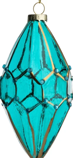 Intratuin Weihnachtsbaumschmuck Saggart blau D 12 cm