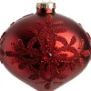 Intratuin Weihnachtsbaumschmuck Auchel rot D 10 cm