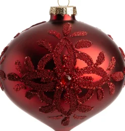 Intratuin Weihnachtsbaumschmuck Auchel rot D 10 cm