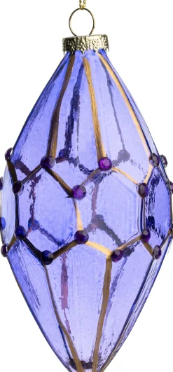 Intratuin Weihnachtsbaumschmuck Saggart lila D 12 cm