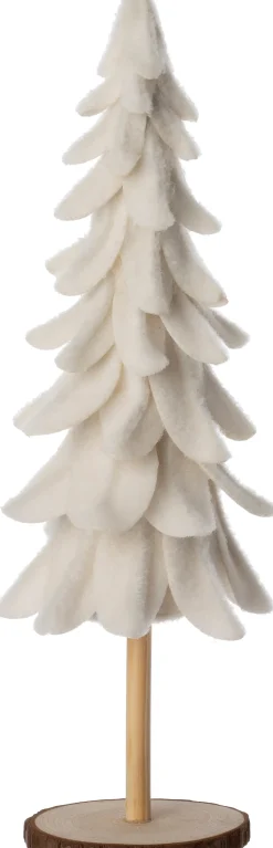 Intratuin Weihnachtsdeko Baum Mae weiß D 12 H 33 cm